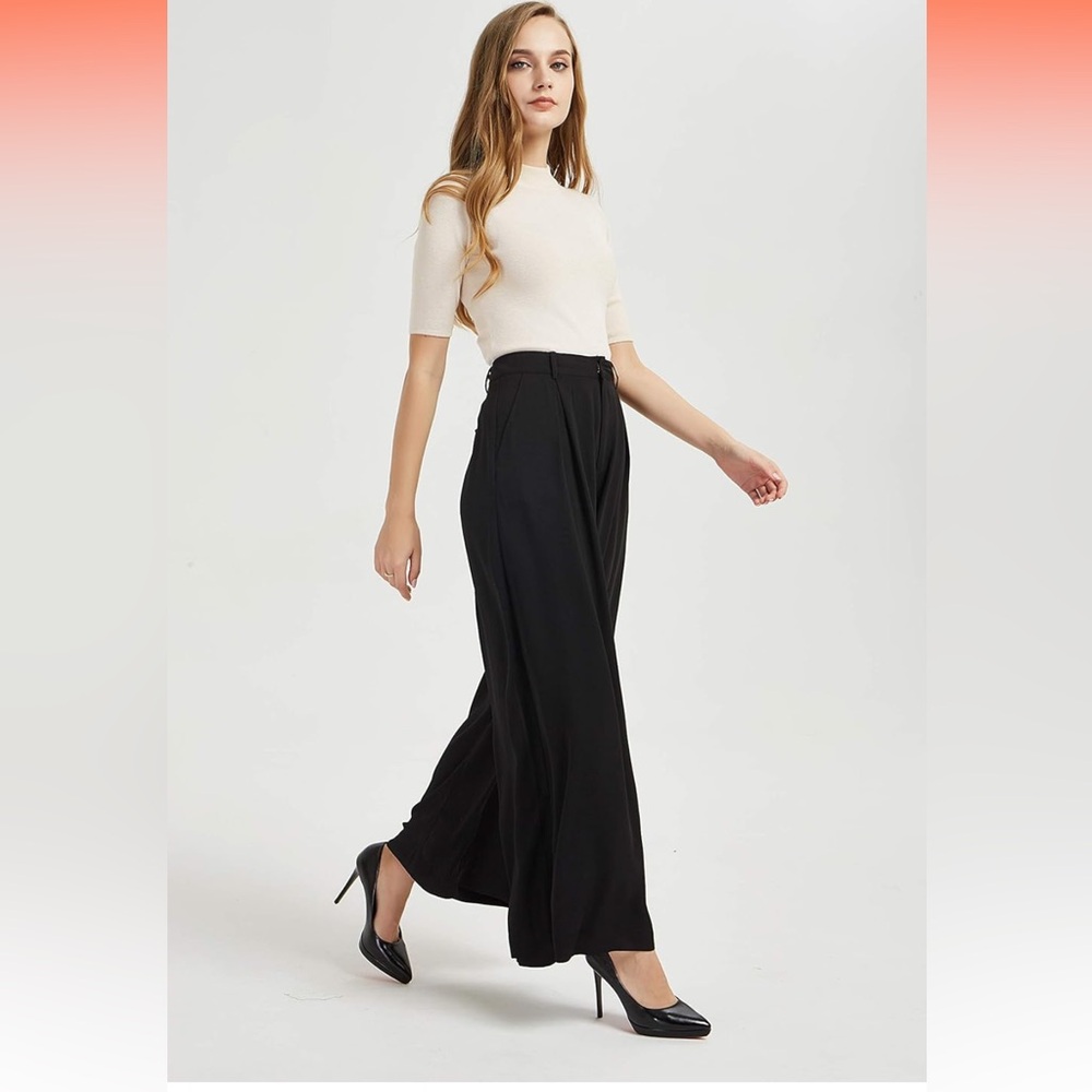 Wide Leg Dress Pants